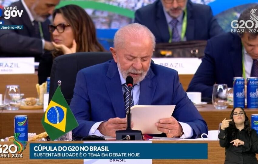  Lula cobra “passo a mais” de membros do G20 para combater crise climática 